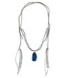 Beaded Tassel With Pendant Necklace