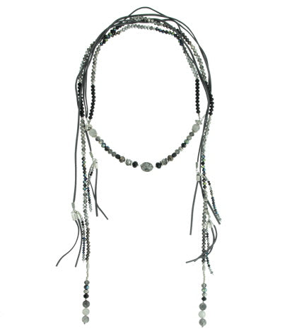 Beaded Tassel Necklace