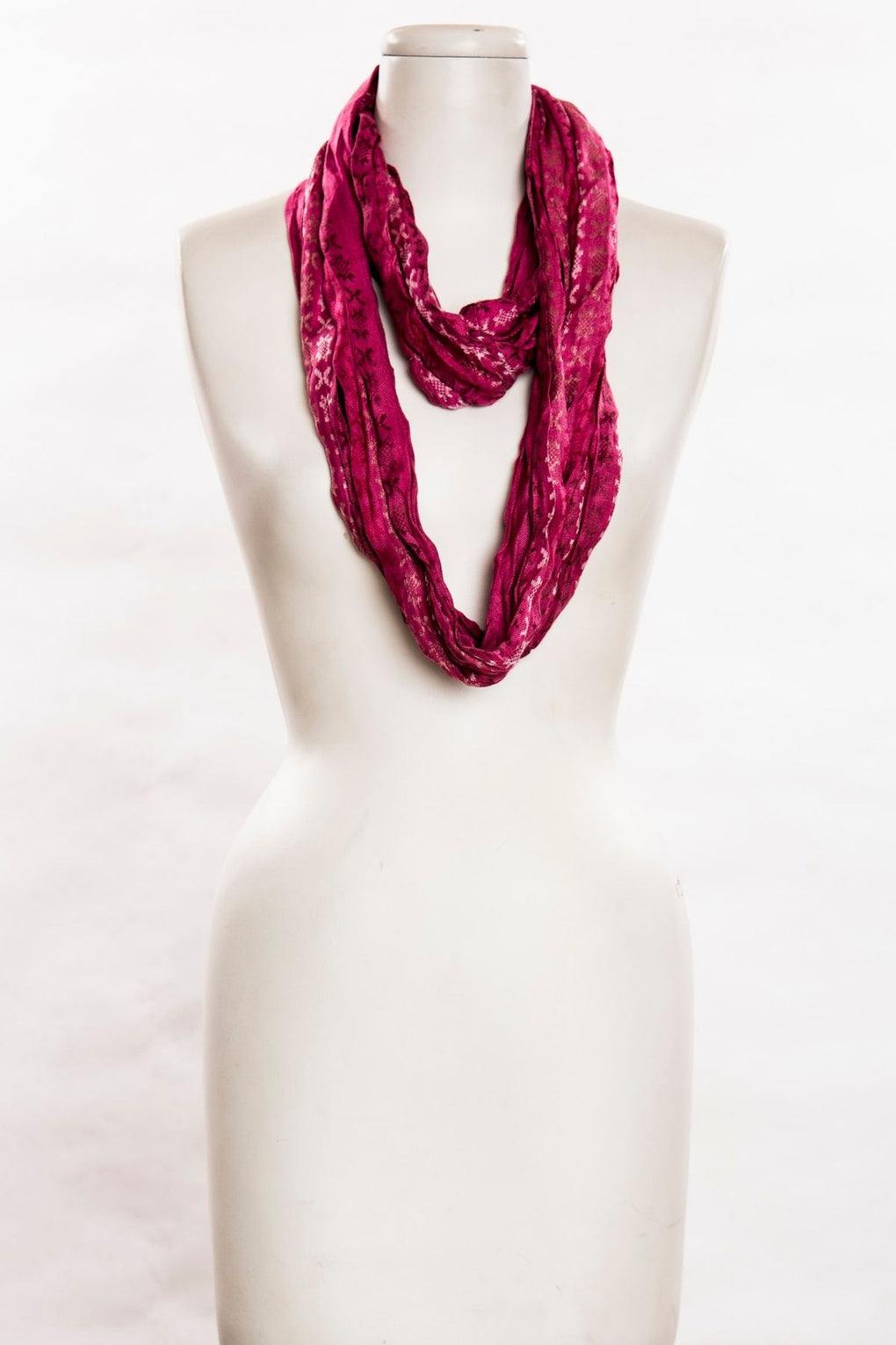Half & Half Dobby Solid Scarf (SE-662)
