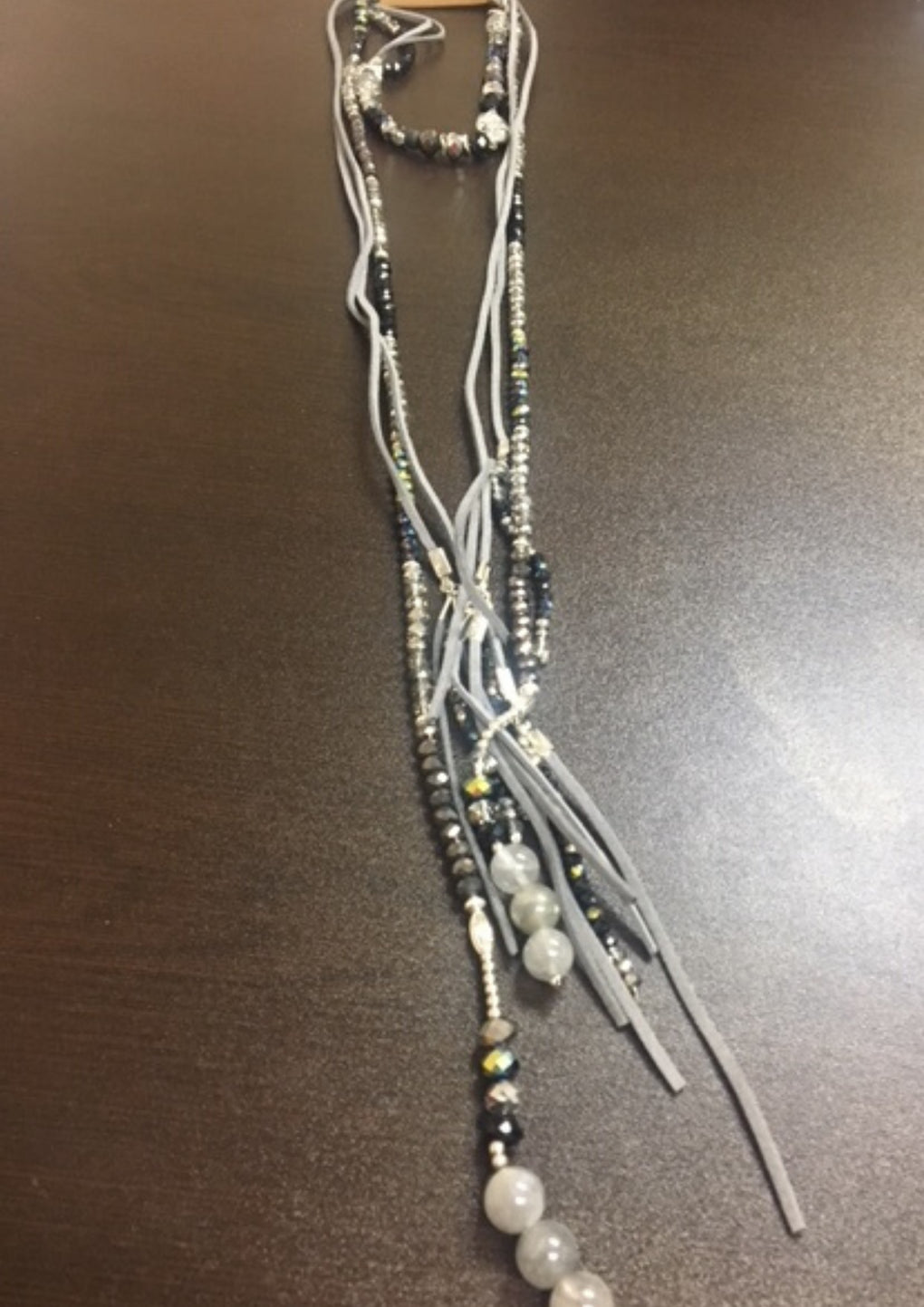 Beaded Tassel Necklace