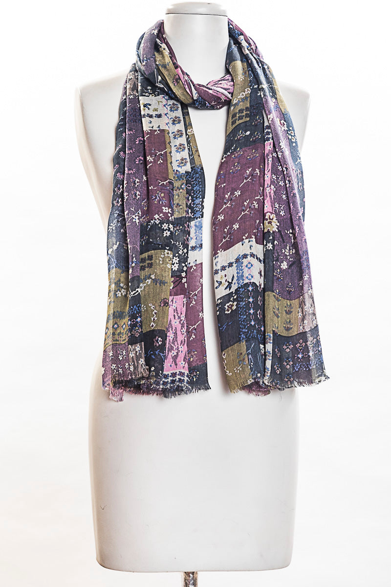 Mini Flower Patch Scarf (SE-1385)