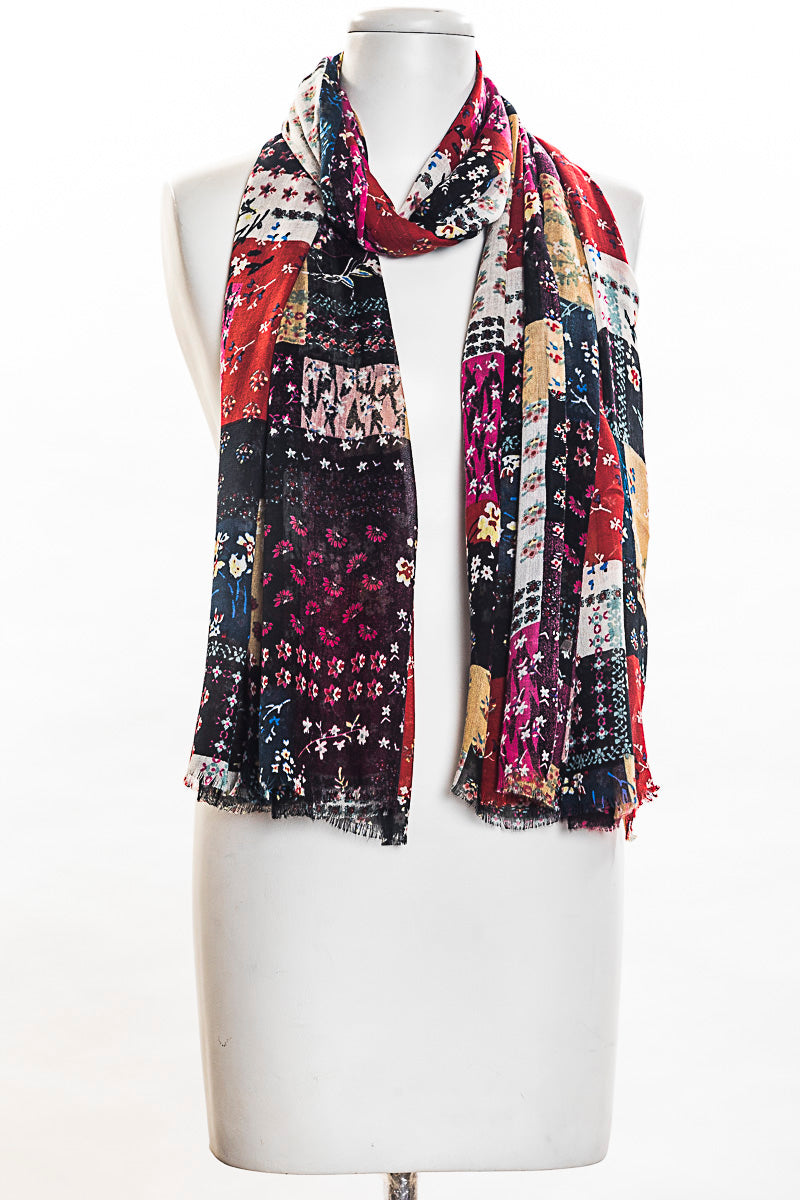 Mini Flower Patch Scarf (SE-1385)