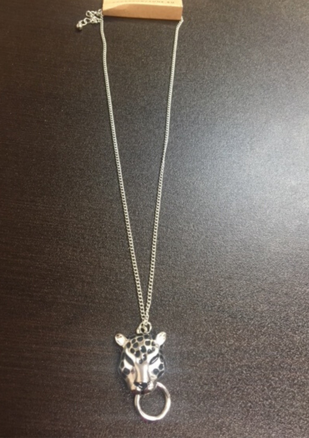 Chain With Jaguar Pendant Necklace