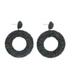 Black Ring Earring