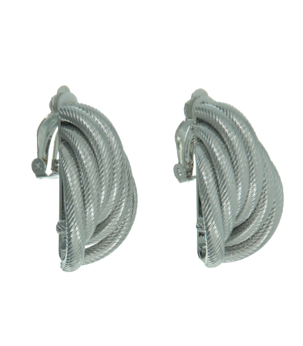Silver Rose Earring