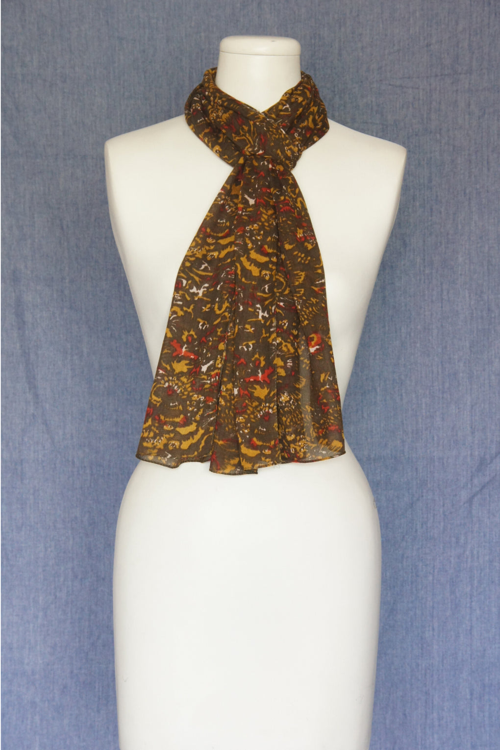 Digital Look Flowers Scarf (SE-1575)