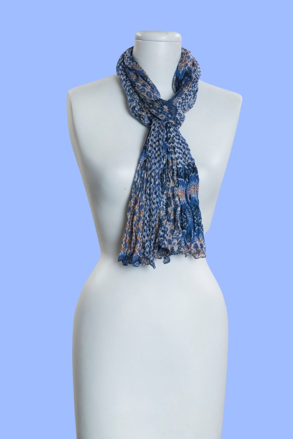 Decorative Border Print Scarf (SE-9821)