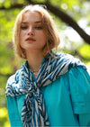 Wild Two Tones Scarf (SE-3099_Blue)