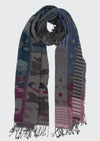 Geometric Animal Pashmina Scarf (SE-2963_Grey)