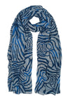 Wild Two Tones Scarf (SE-3099_Blue)