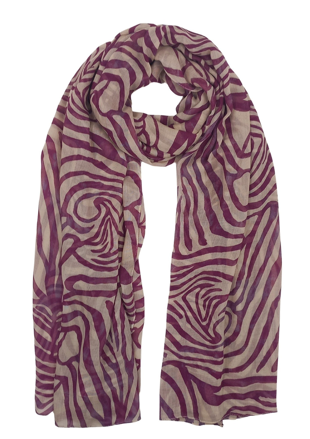 Wild Two Tones Scarf (SE-3099_Purple)