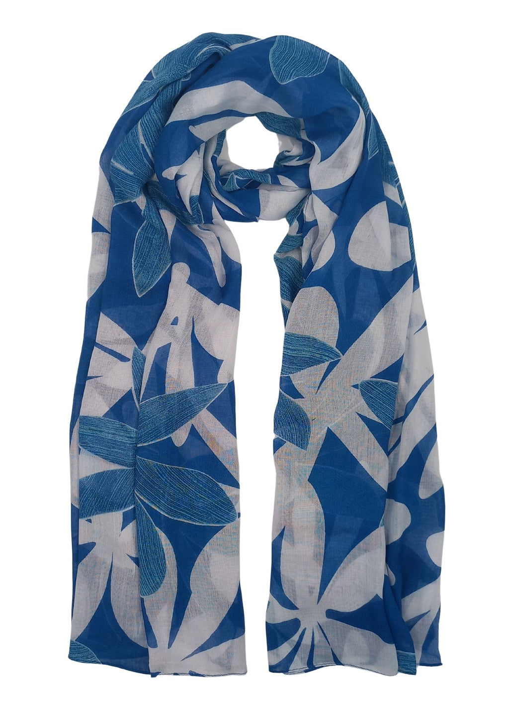 Two Tones Scarf (SE-3104_Blue)