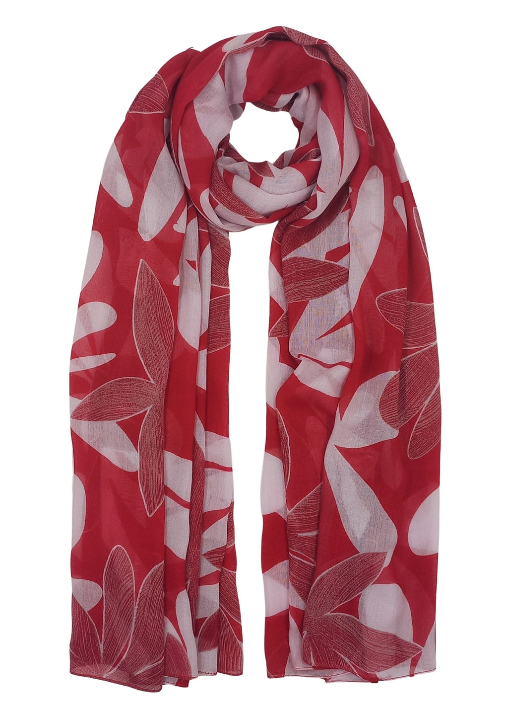 Two Tones Scarf (SE-3104_Red)