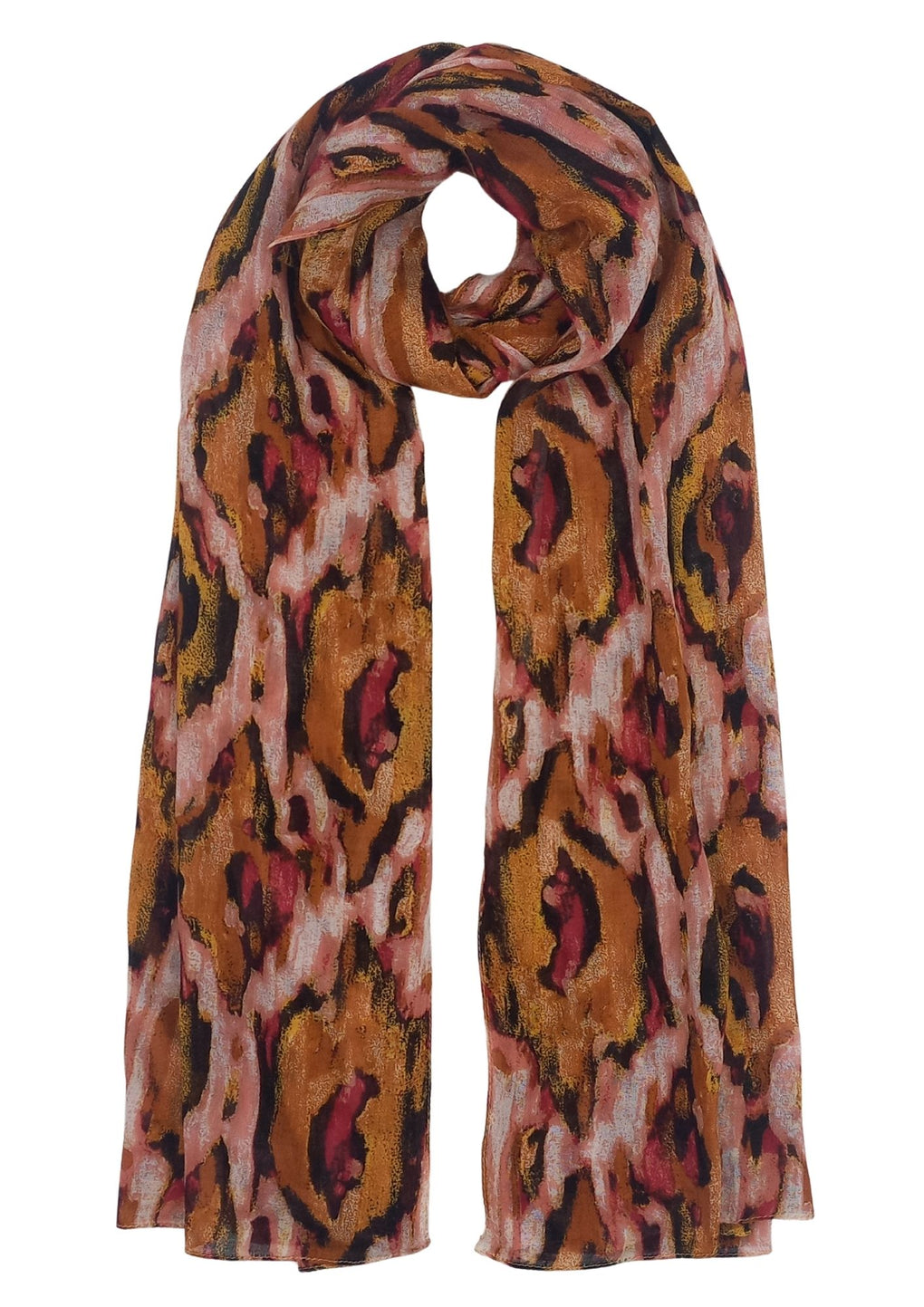 Ikats Brushed Scarf (SE-4090_Pink)