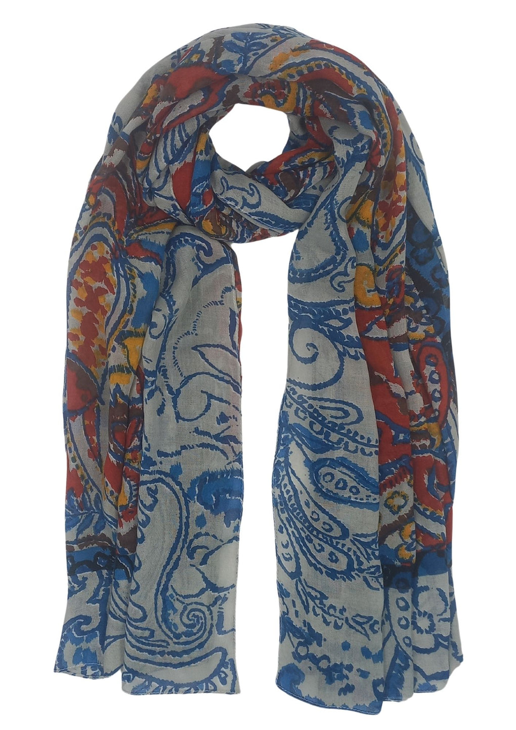 Paisley Scarf (SE-4091_Red)