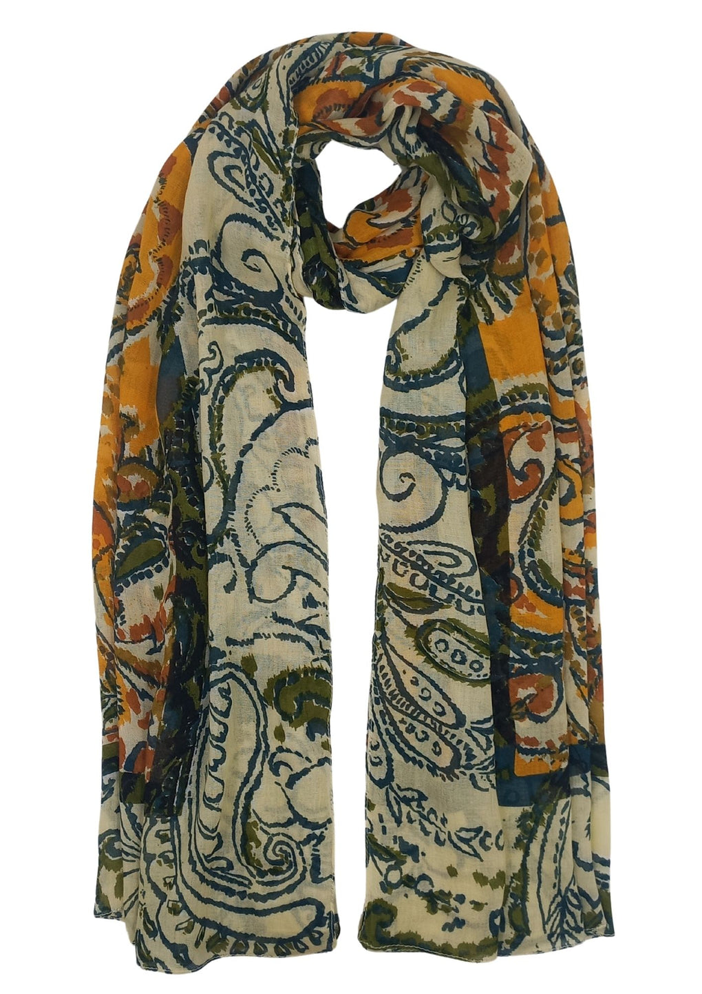 Paisley Scarf (SE-4091_Gold)