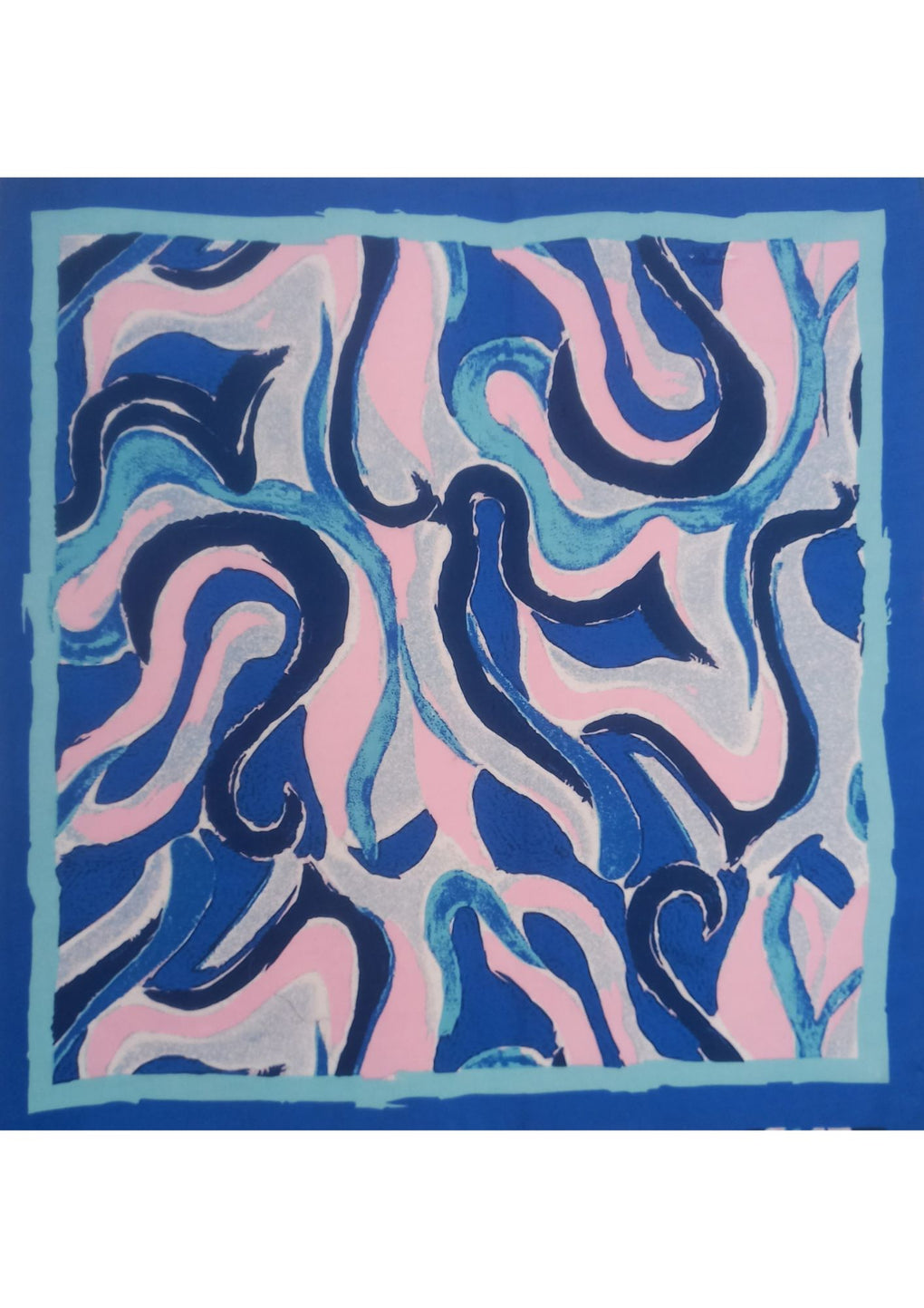 Painted Bandana(SE-4244_12 Blue)