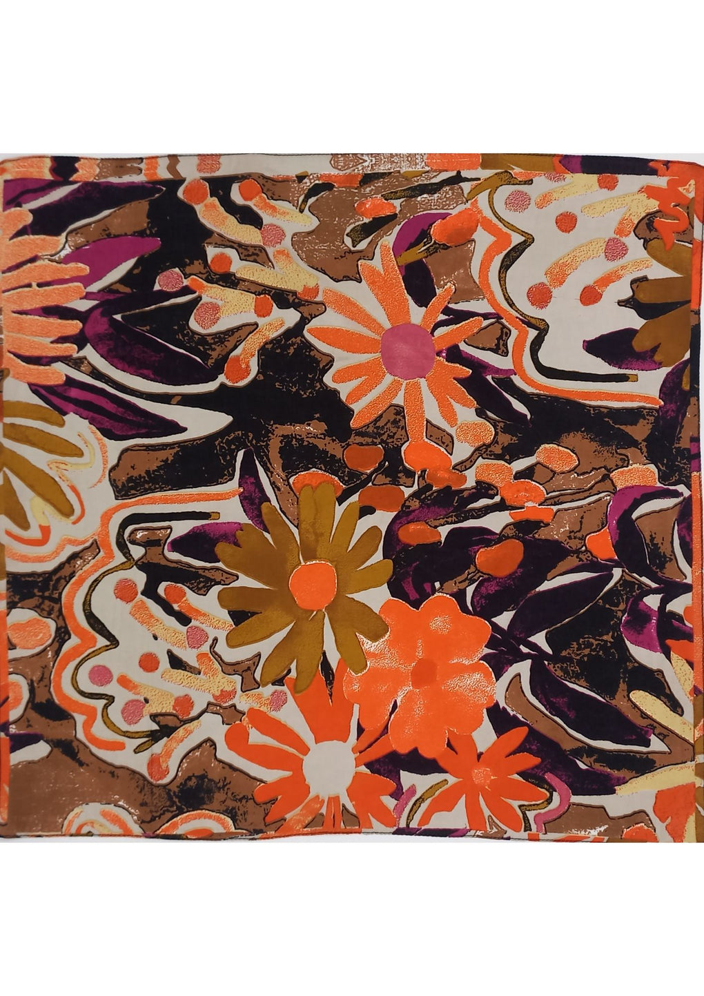 Daisies Print Bandana(SE-4246_01 Black)