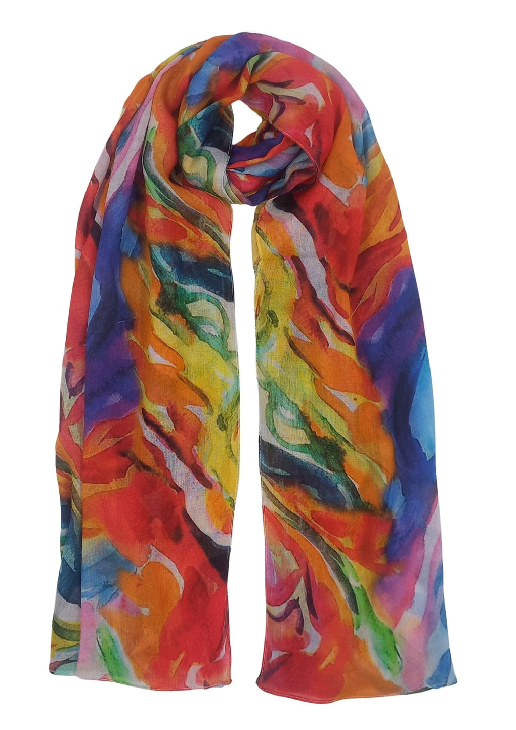 Digital Printed Scarf (SE-4249_100 Multi)