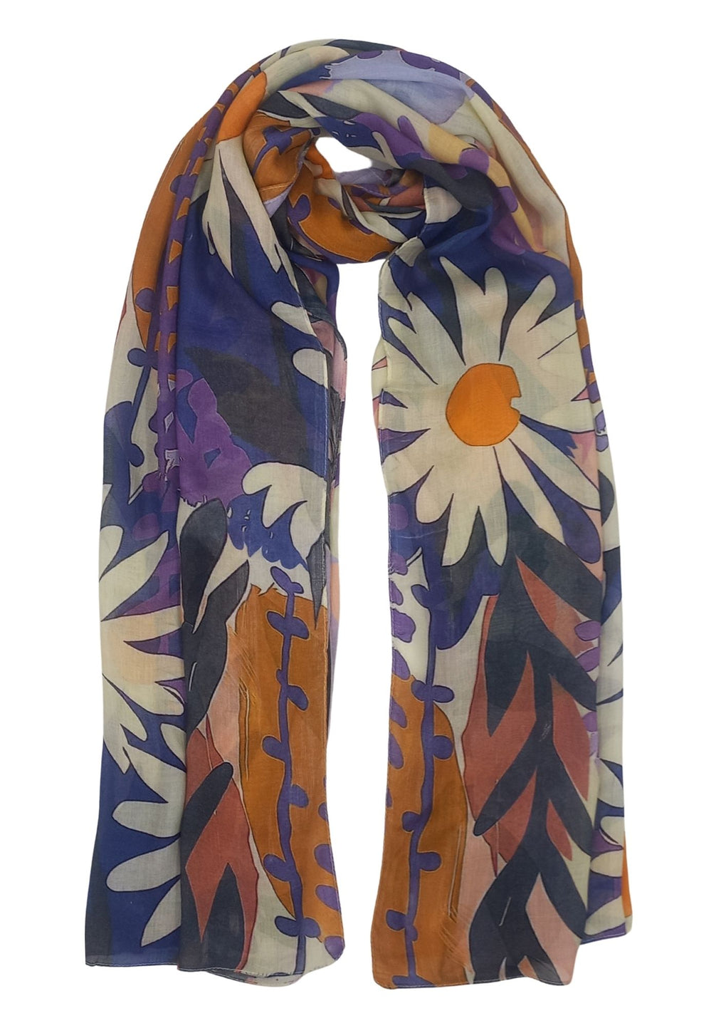 Digital Printed Scarf (SE-4251_17 Lilac)