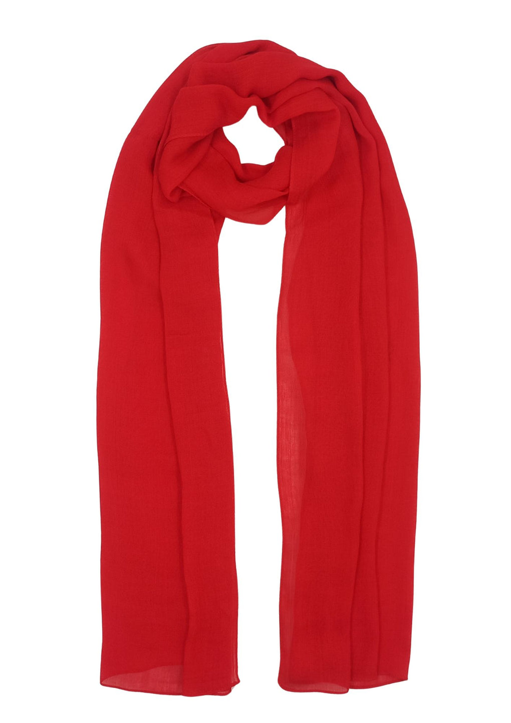 Solid Dyed Scarf (SE-4360_16 Red)