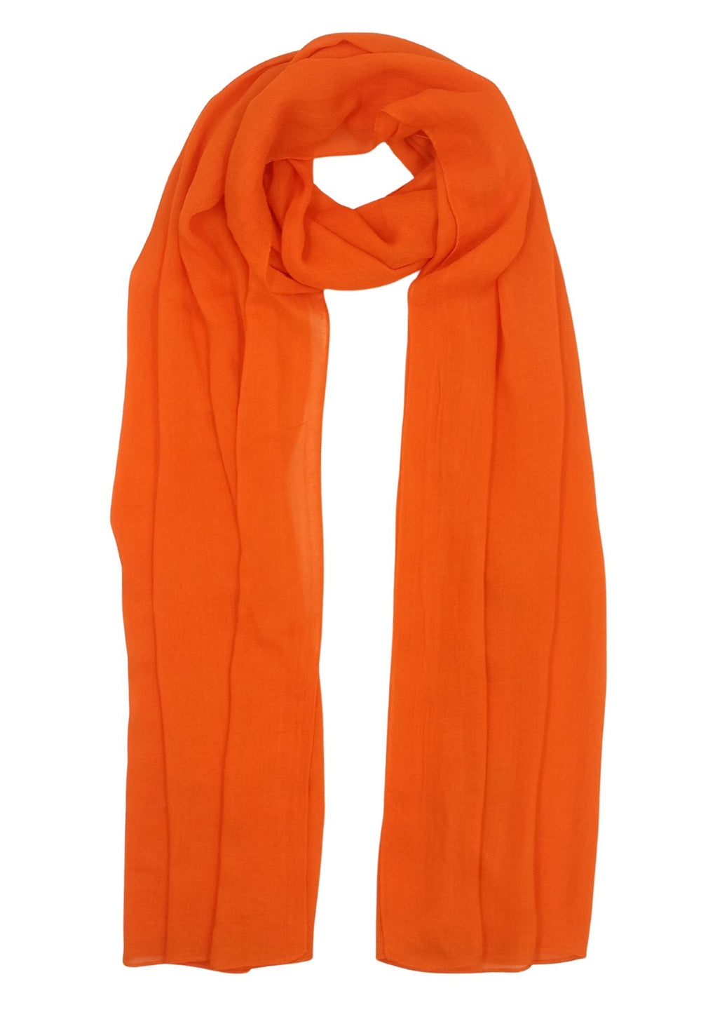 Solid Dyed Scarf (SE-4360_26 Orange)