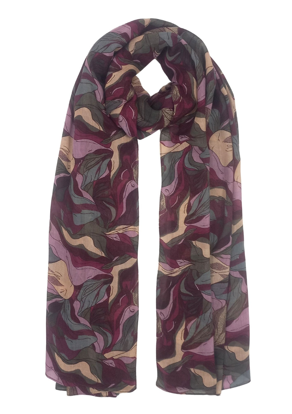 Scarf (SE-4371_09 Aubergine)