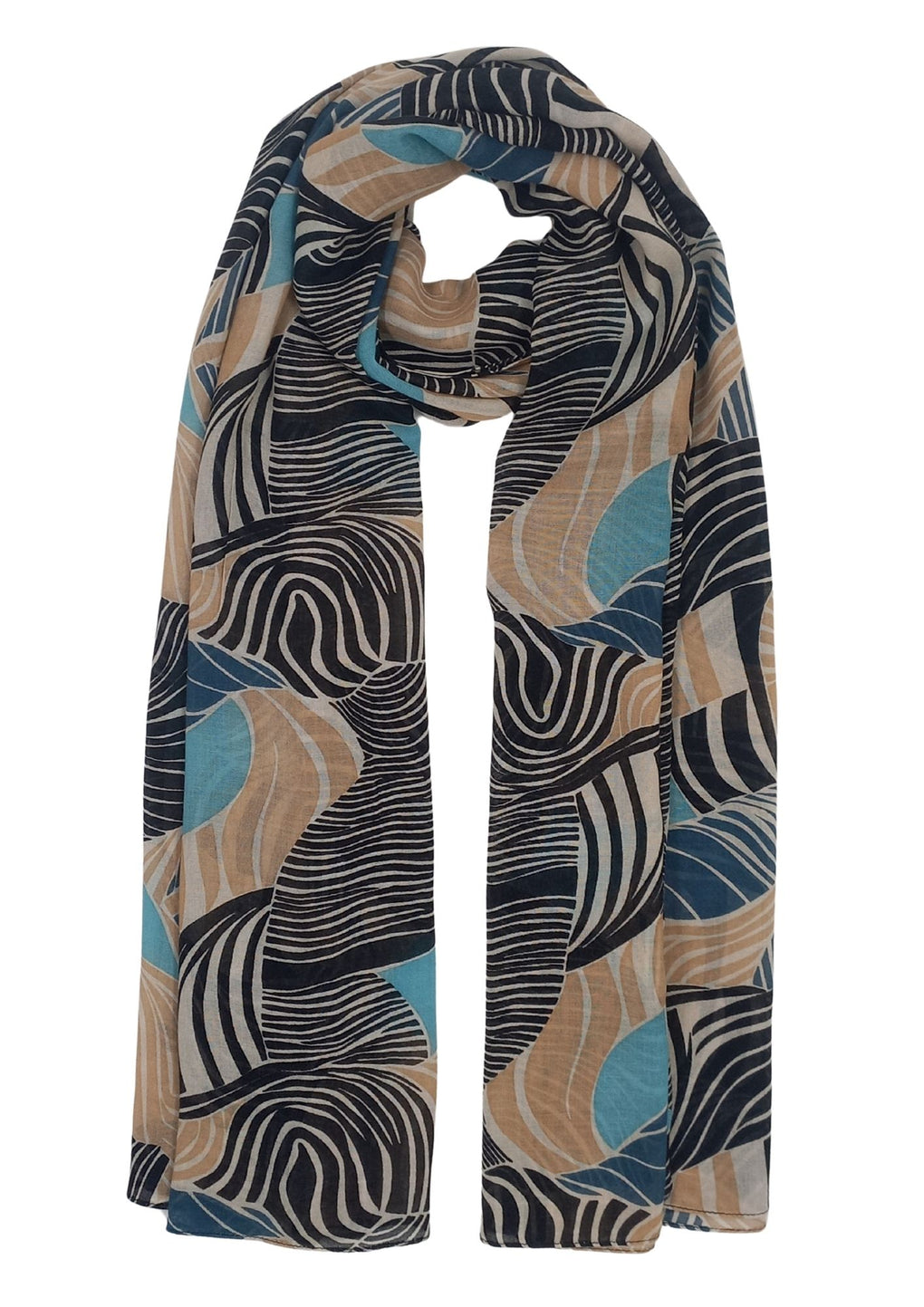 Scarf (SE-4375_12 Blue)