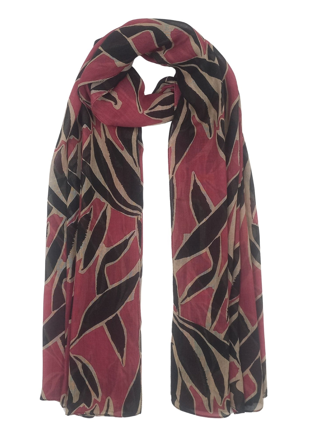 Scarf (SE-4377_62 Mauve)