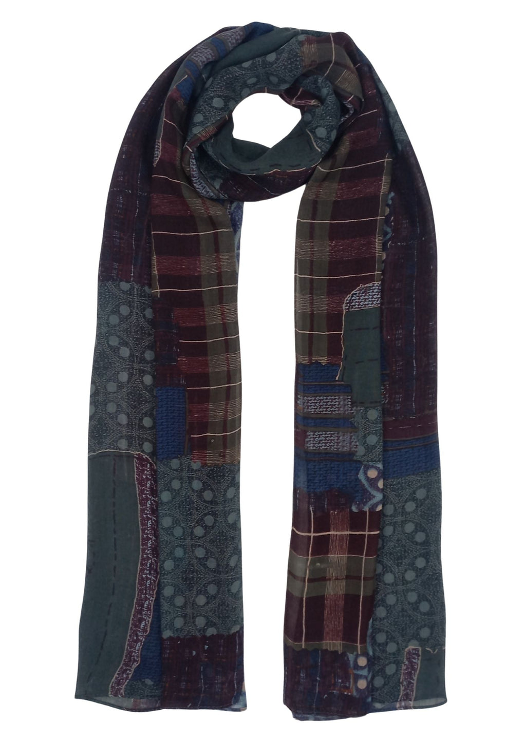 Scarf (SE-4402_12 Blue)
