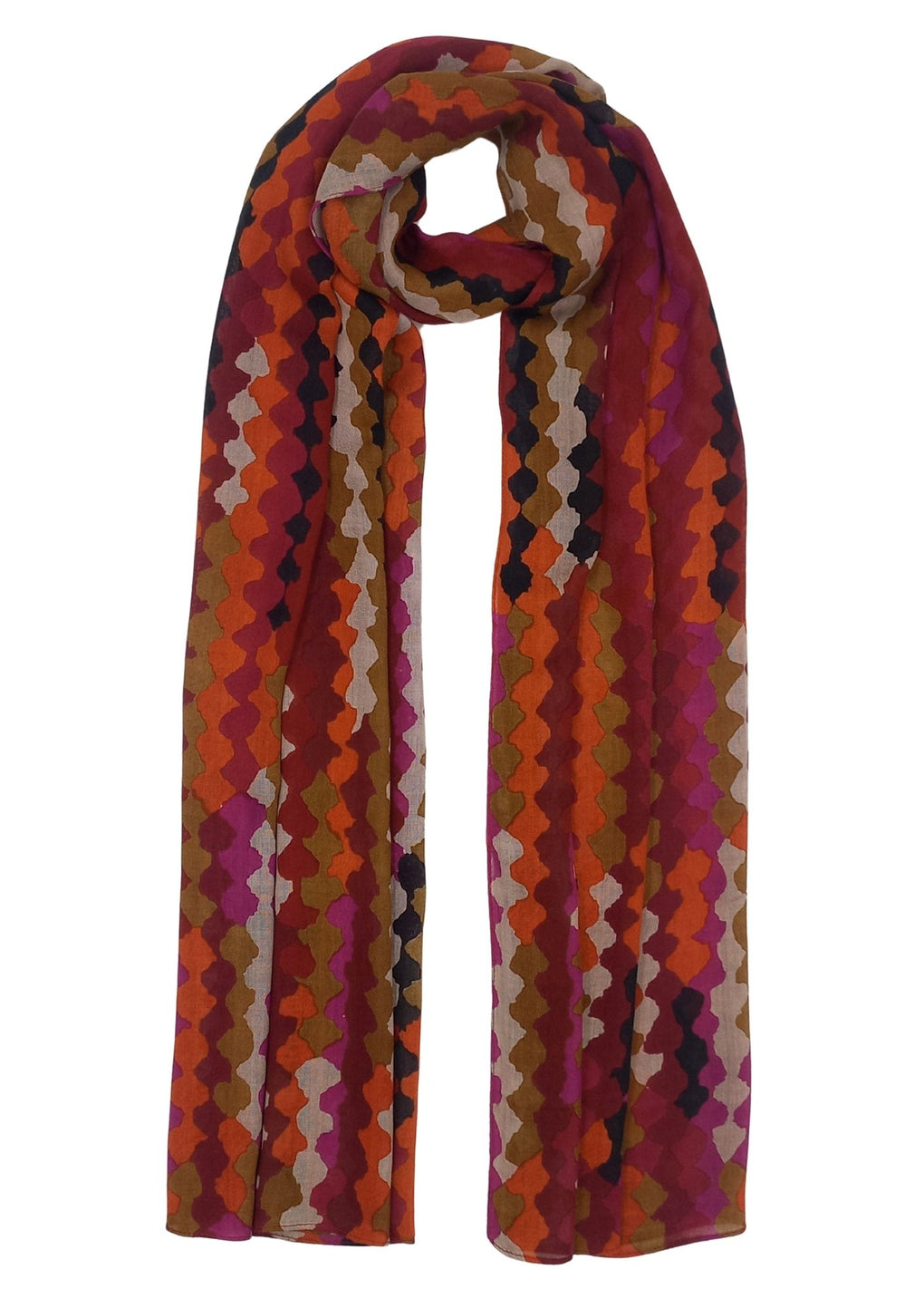 Scarf (SE-4413_16 Red)