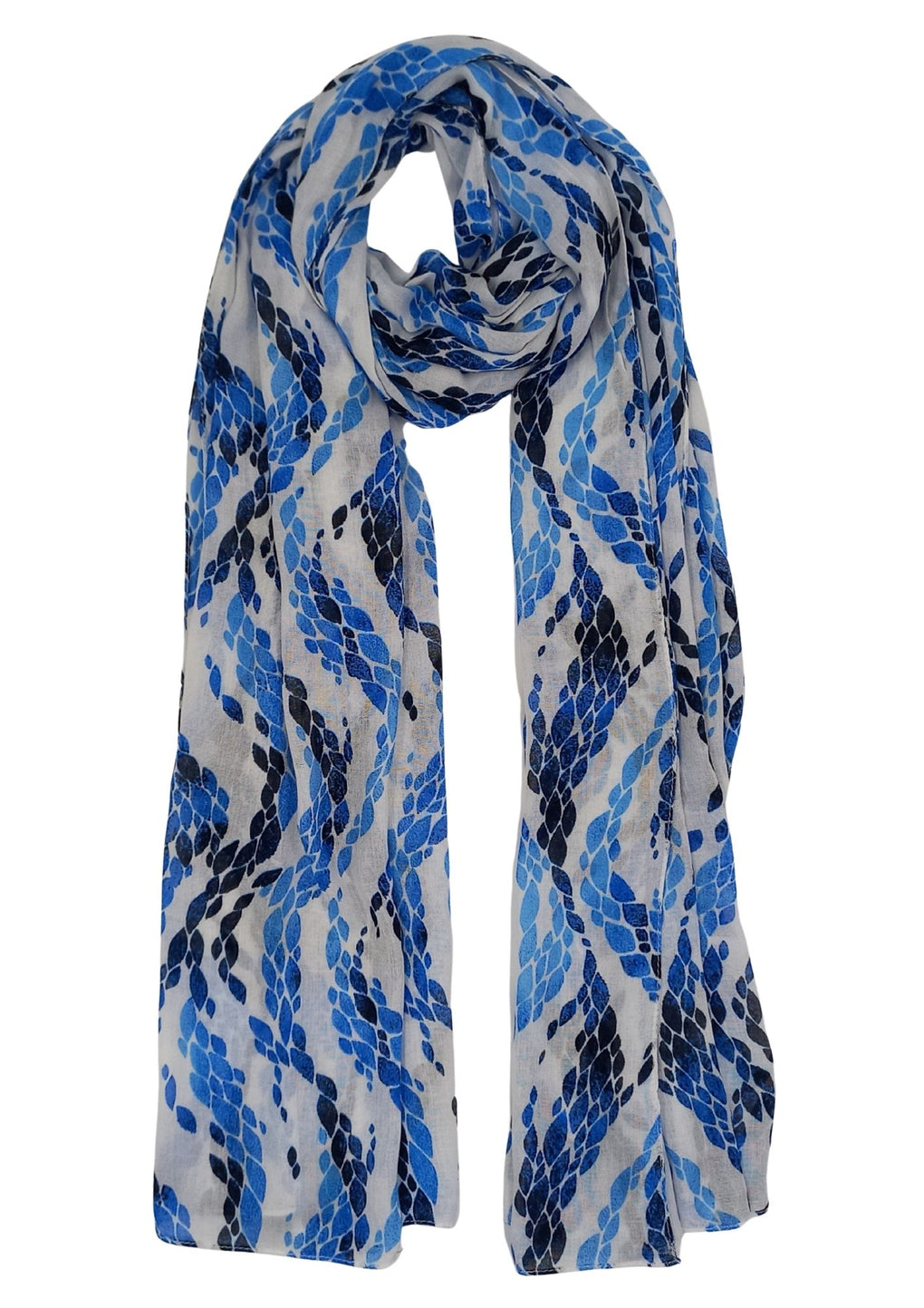 Scarf (SE-4522_12 Blue)