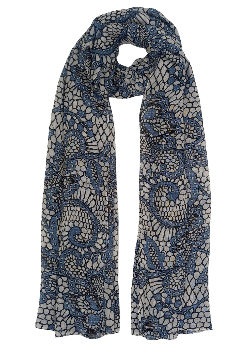 Scarf (SE-4531_12 Blue)