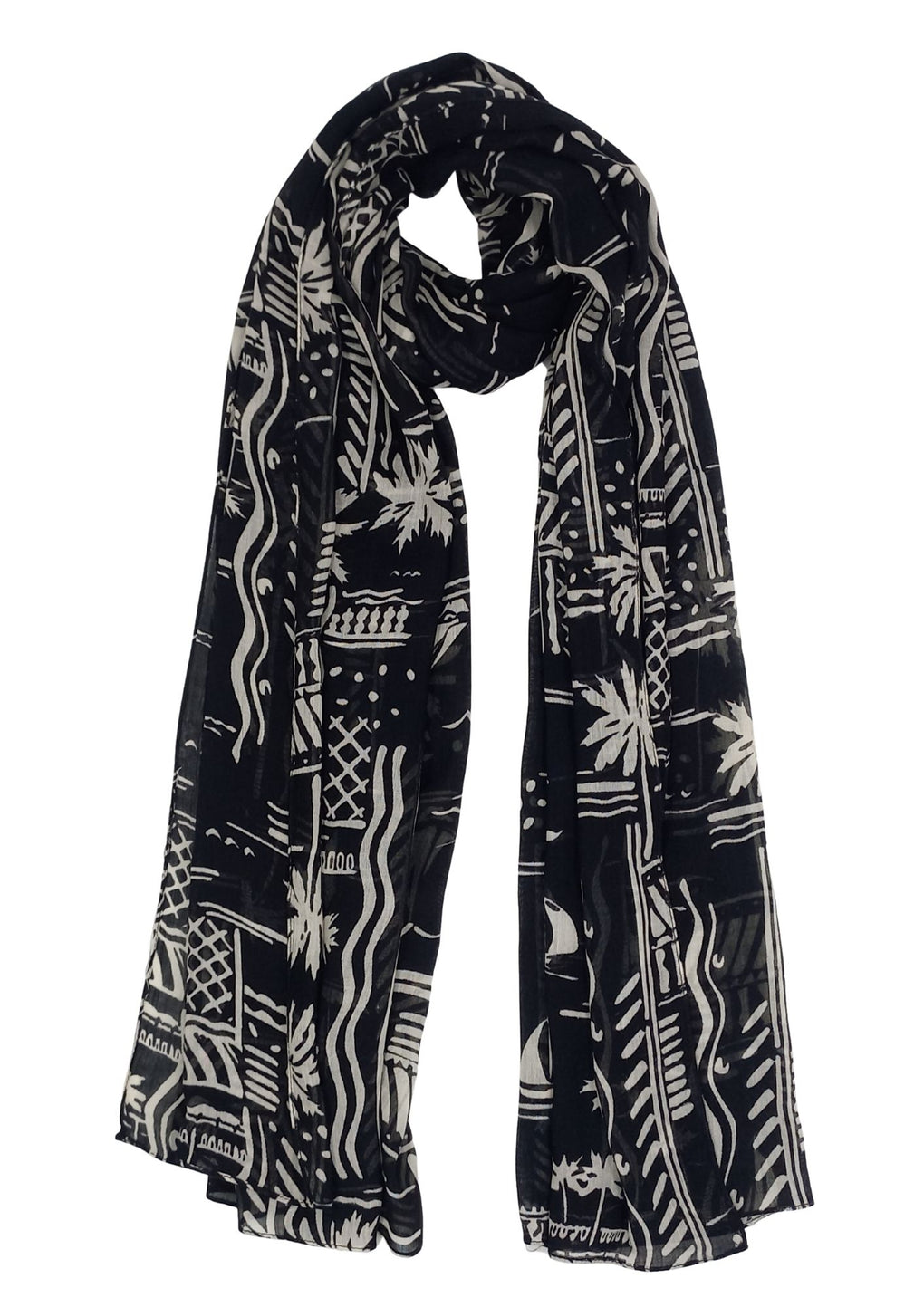 Scarf (SE-4533_01 Black)