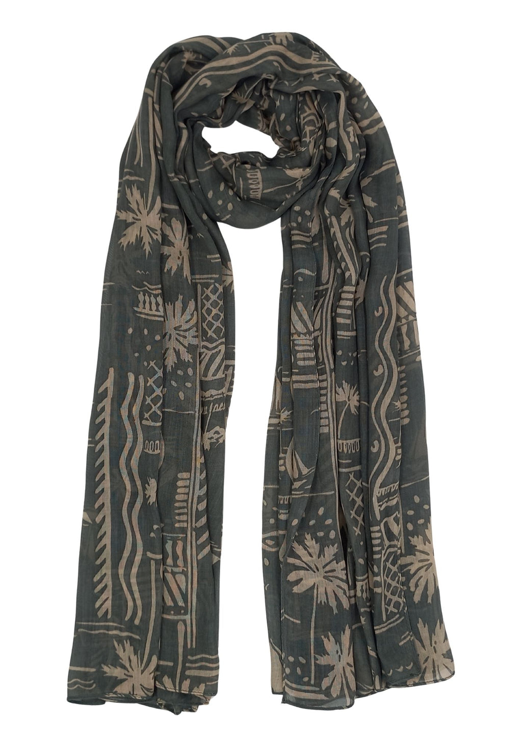 Scarf (SE-4533_11 Grey)