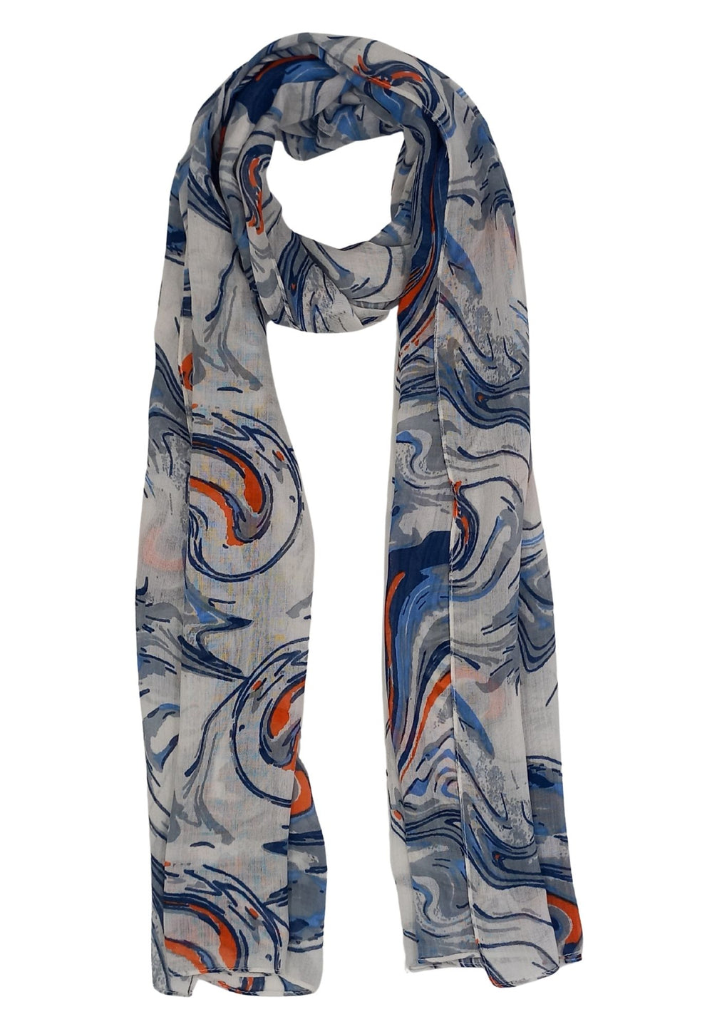 Scarf (SE-4538_12 Blue)