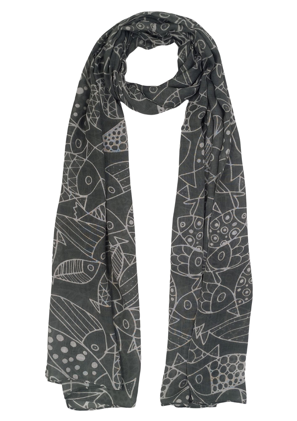 Scarf (SE-4539_11 Grey)
