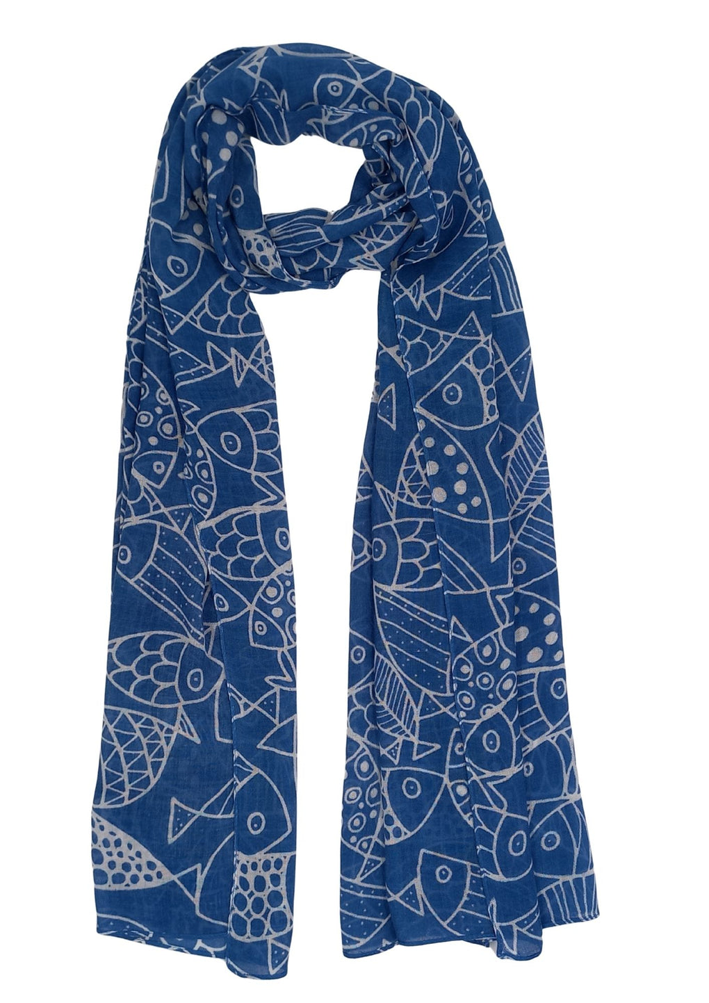 Scarf (SE-4539_12 Blue)
