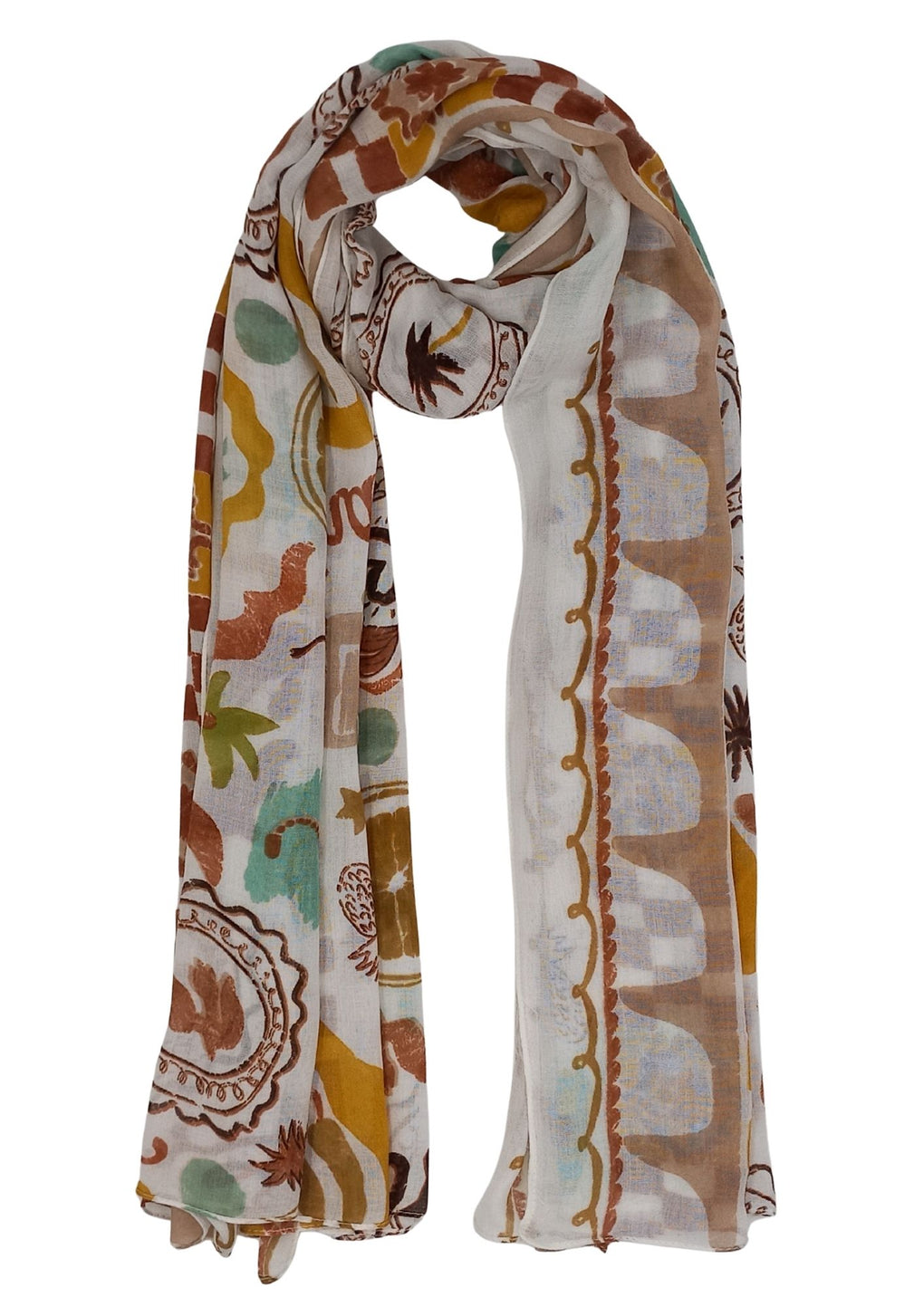 Scarf (SE-4550_04 Brown)