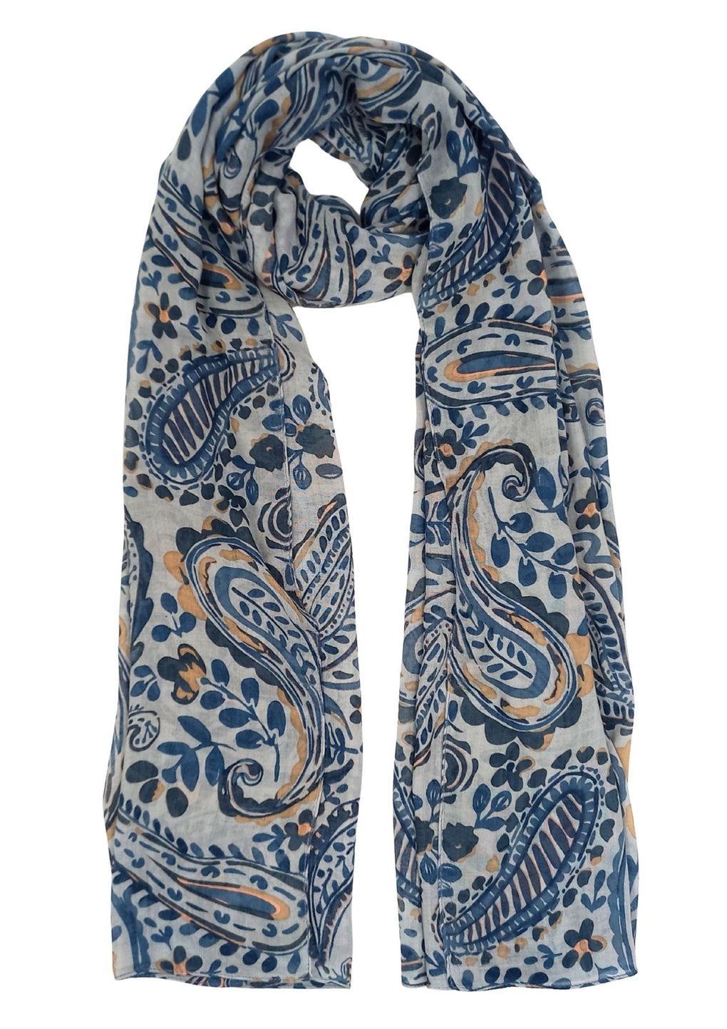 Scarf (SE-4553_12 Blue)
