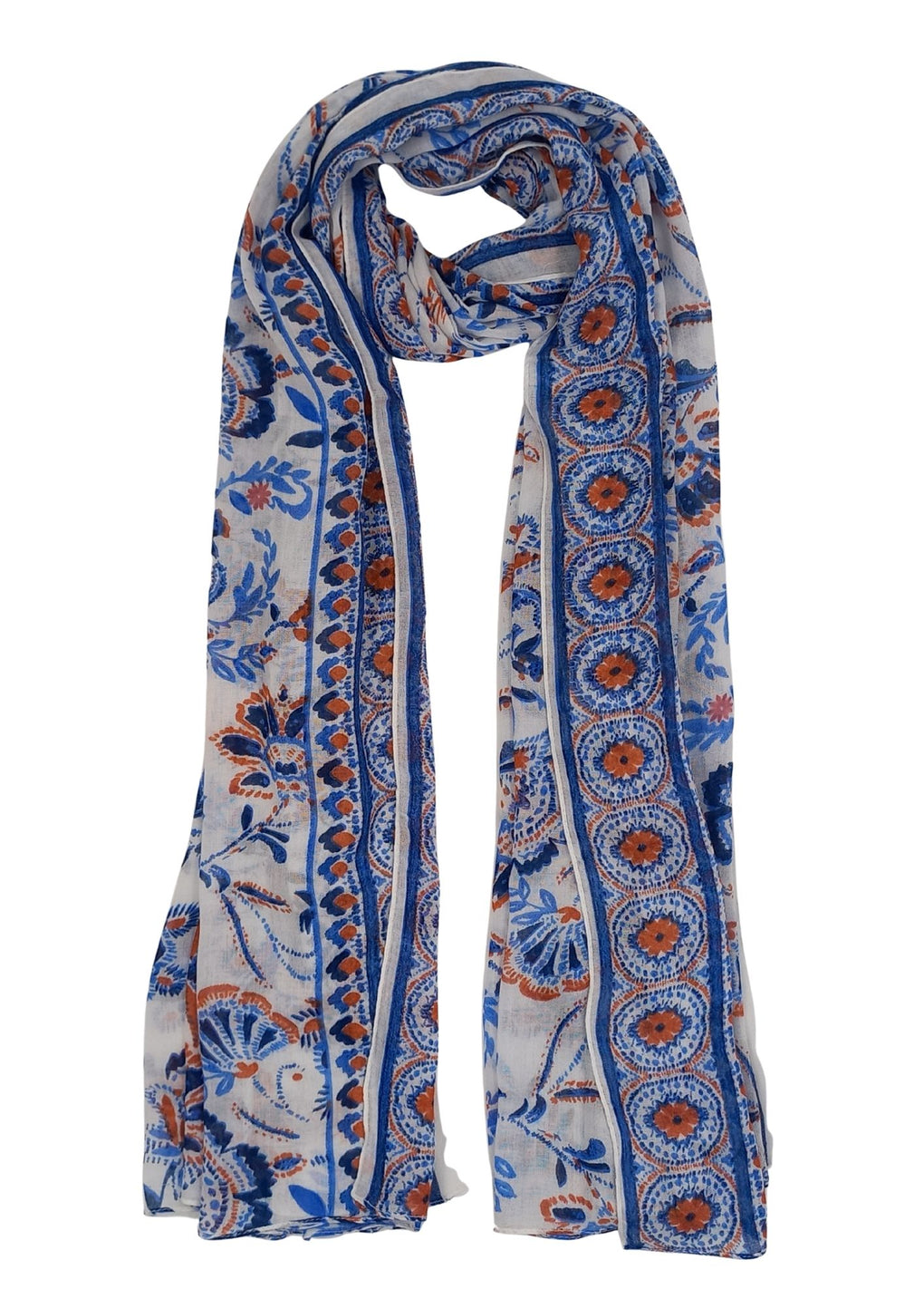 Scarf (SE-4556_12 Blue)