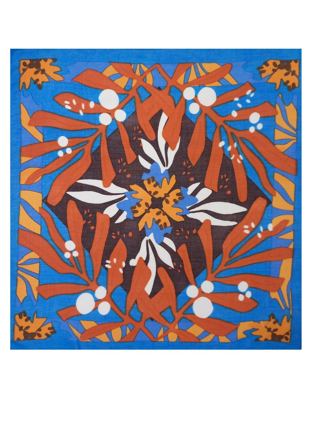 Scarf (SE-4561_12 Blue)