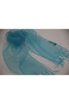 Chambray Look Silk Scarf (SE-7751)