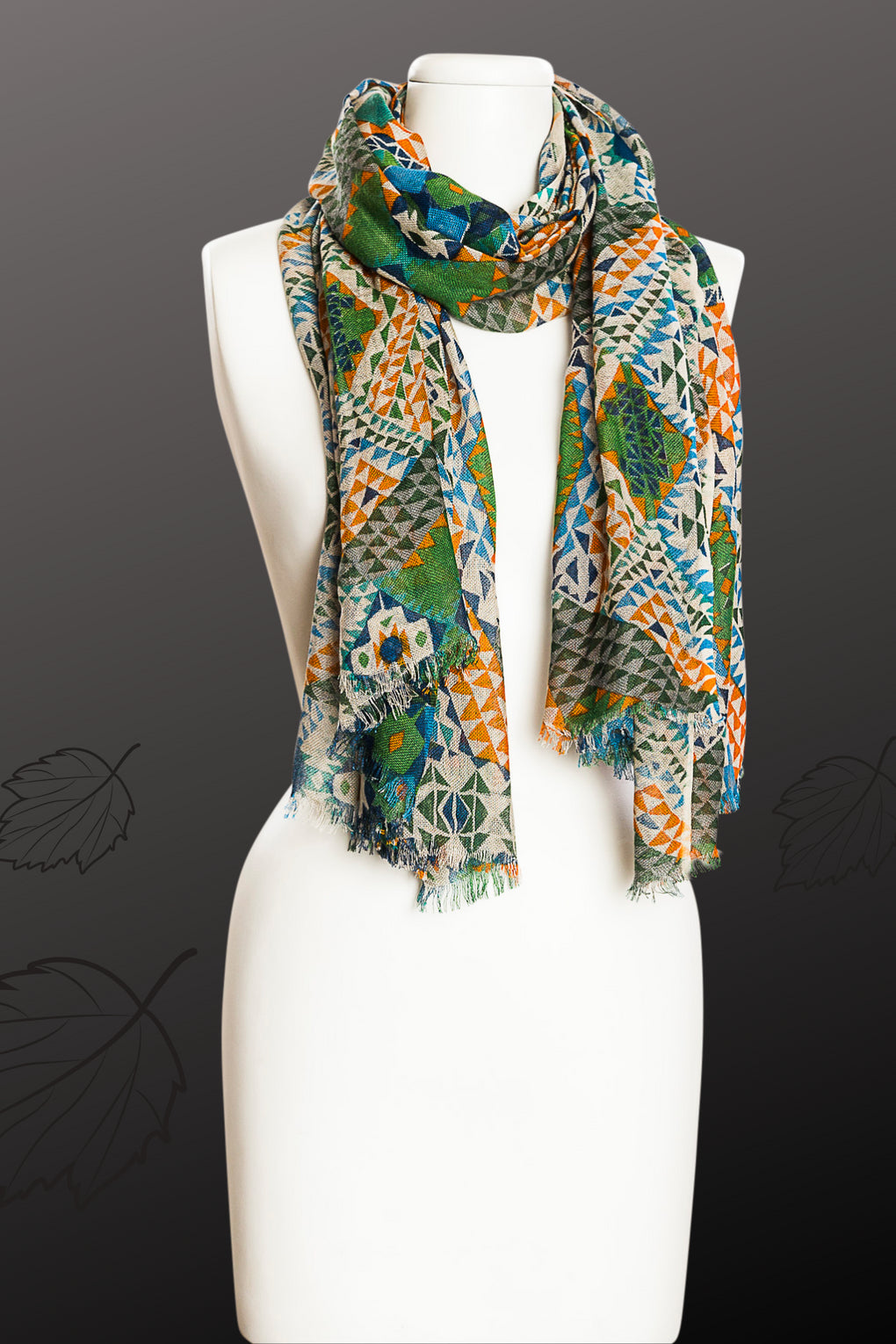 Diamond Print Scarf (SE-9548)