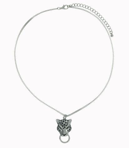 Chain With Jaguar Pendant Necklace