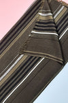 Uneven Vertical Stripes Scarf (SE-2146_Olive)