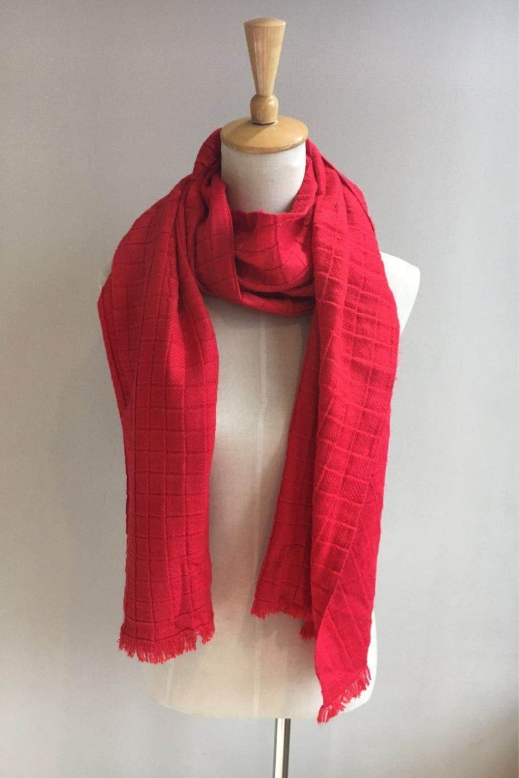 Pleated Structured Scarf (SE-1091)