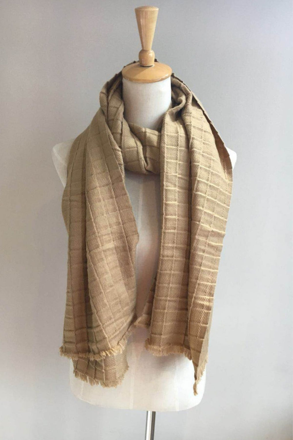Pleated Structured Scarf (SE-1091)