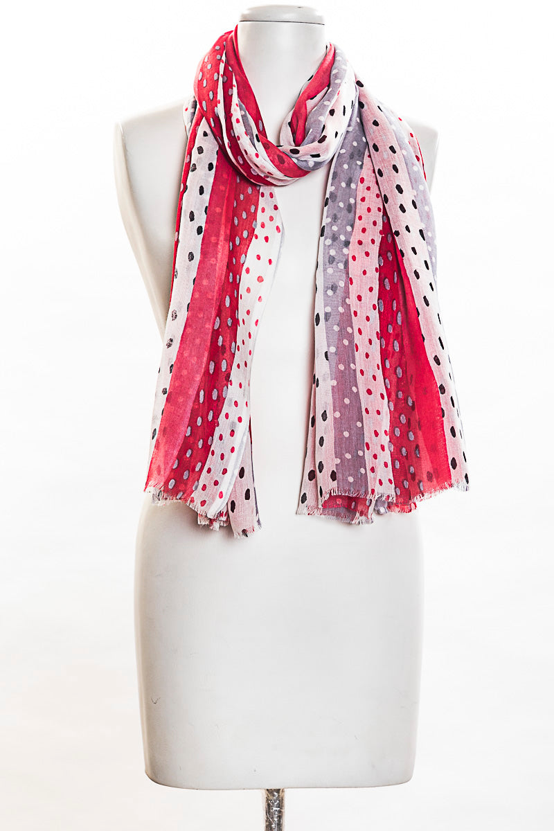 Dots With Panels Scarf (SE-1361)