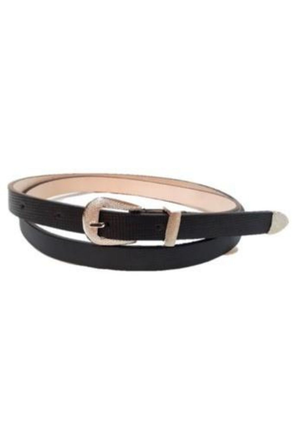 Petite Textured Leather Belt (SE-1656)
